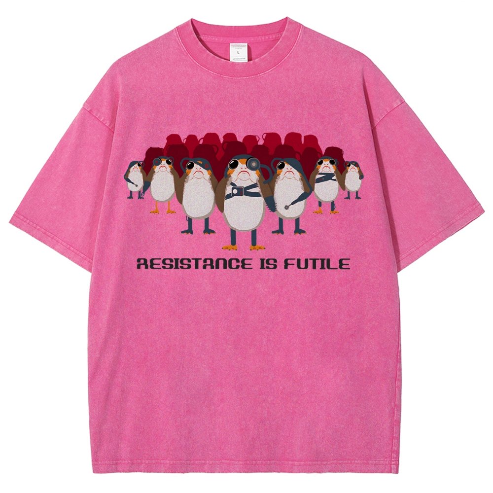 Resistance is Futile Vintage Distressed T-shirt