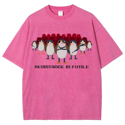 Resistance is Futile Vintage Distressed T-shirt