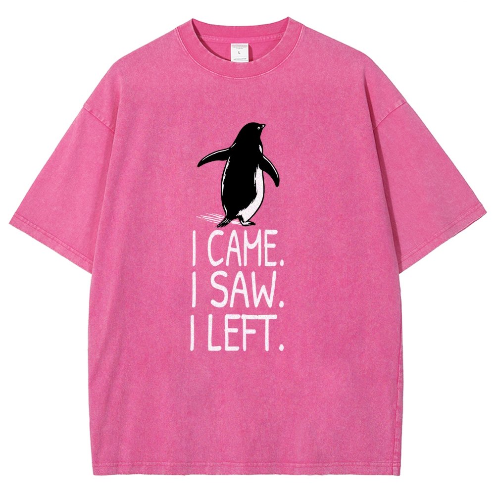 Nihilist Penguin Vintage Distressed T-shirt