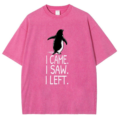 Nihilist Penguin Vintage Distressed T-shirt