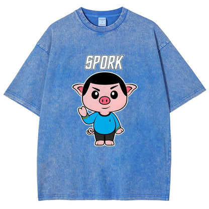 Spork Vintage Distressed T-shirt