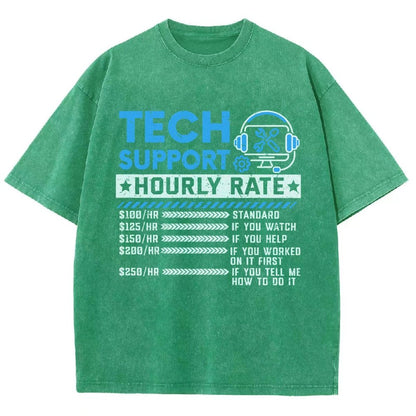 Tech Support Vintage Distressed T-shirt