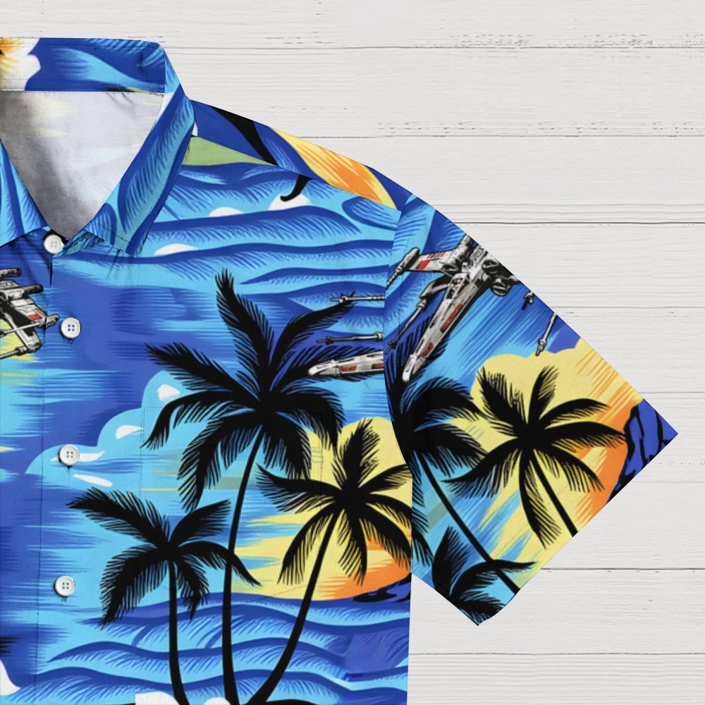 Sunset Allover Hawaii Beach Geek Hawaiian Shirt
