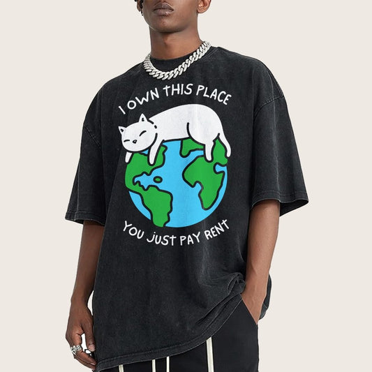 I Own This Place Vintage Distressed T-shirt