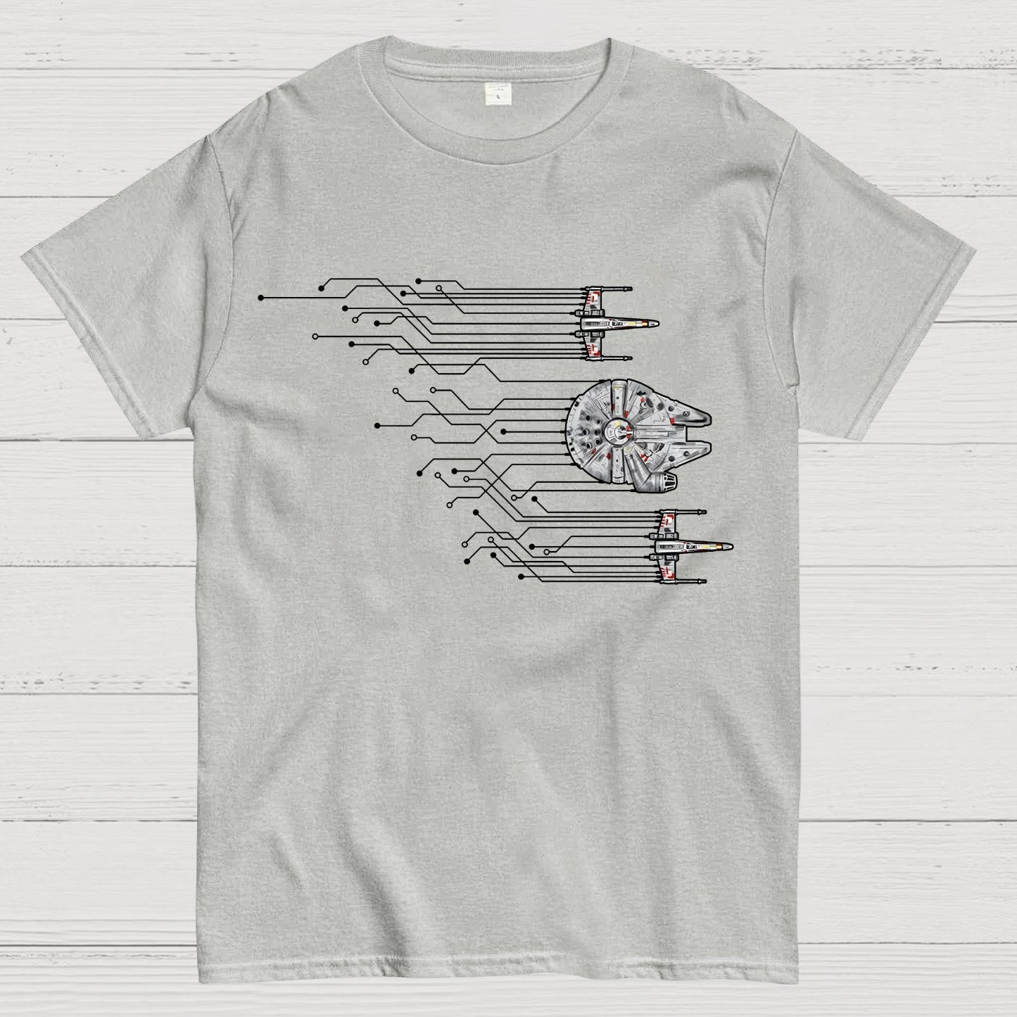 Microships – The Fastest Circuit in the Galaxy Geek T-Shirt