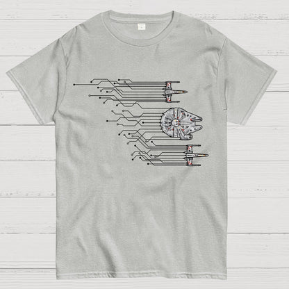 Microships – The Fastest Circuit in the Galaxy Geek T-Shirt