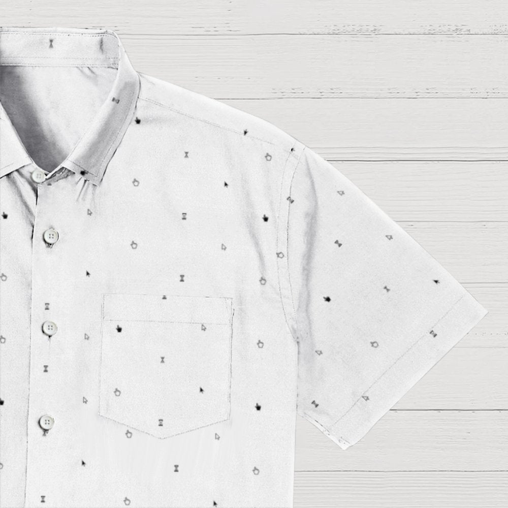 Mouse White Geeky Shirt