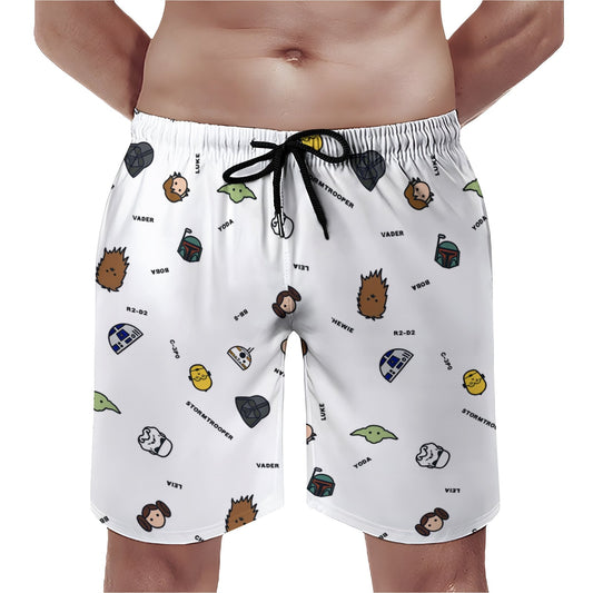Planet Species Cute Print  Geek Shorts