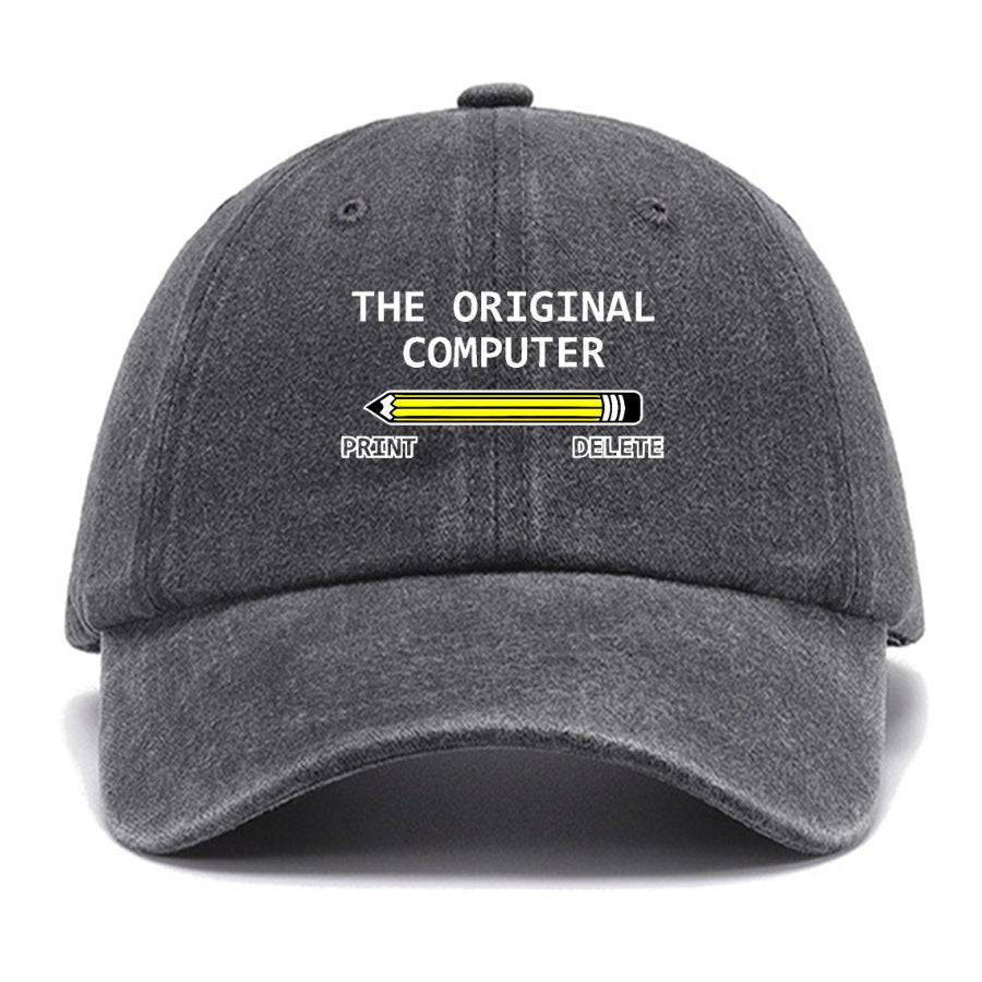 The Original Computer Print Delete Funny Graphic Printing Cotton Hat