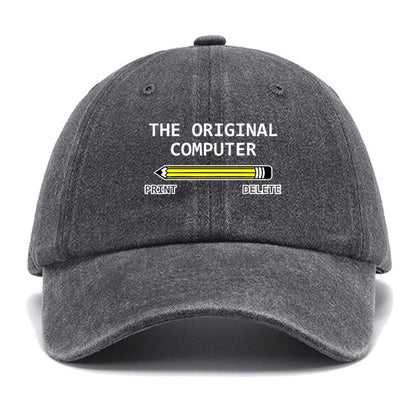 The Original Computer Print Delete Funny Graphic Printing Cotton Hat