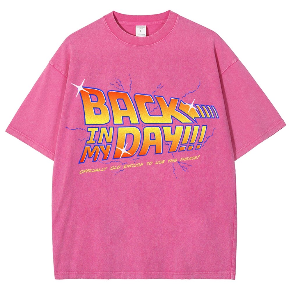 Back in my day! Vintage Distressed T-shirt