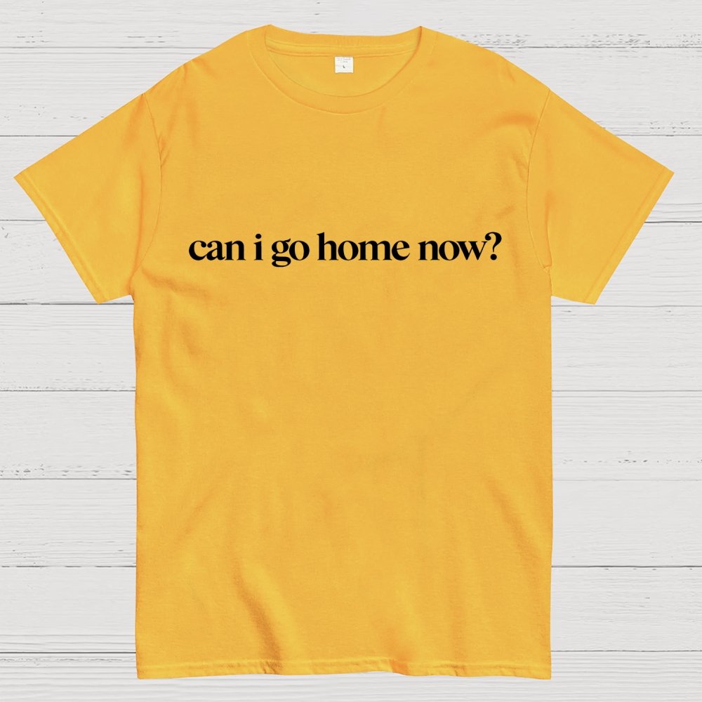 Can I Go Home Now？Geek T-Shirt