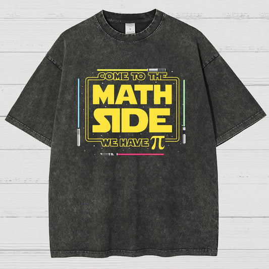Come To The Nerd Side We Have Pi Vintage Distressed T-shirt