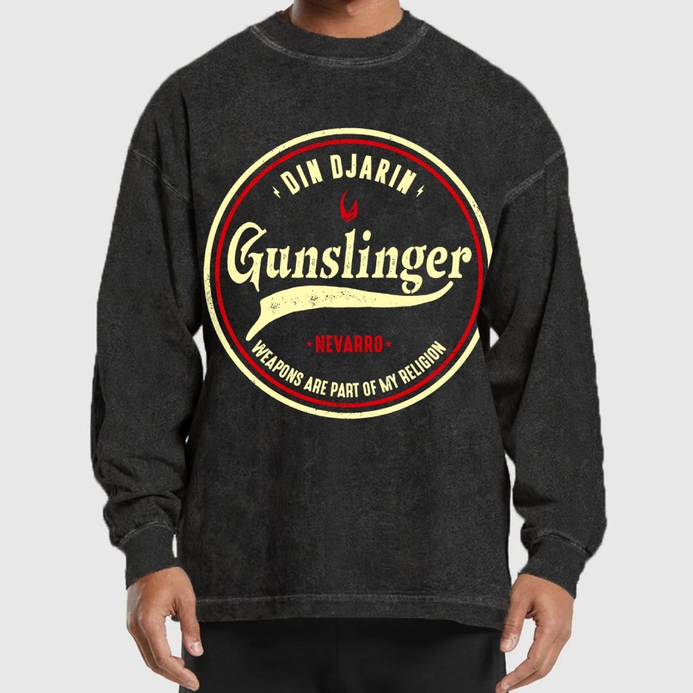 The Gunslinger Washed Long Sleeve Tee