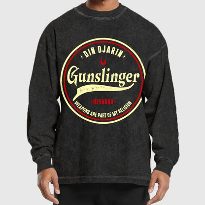 The Gunslinger Washed Long Sleeve Tee