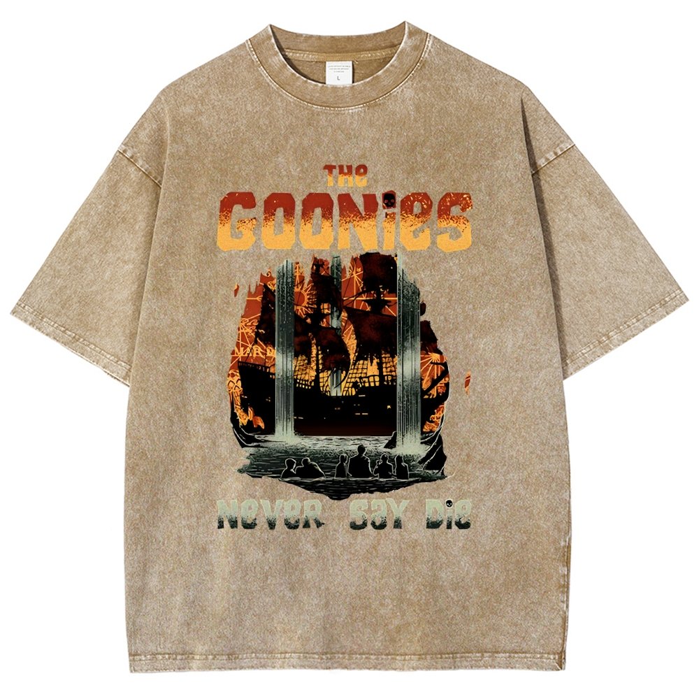 Never Say Die Vintage Distressed T-shirt