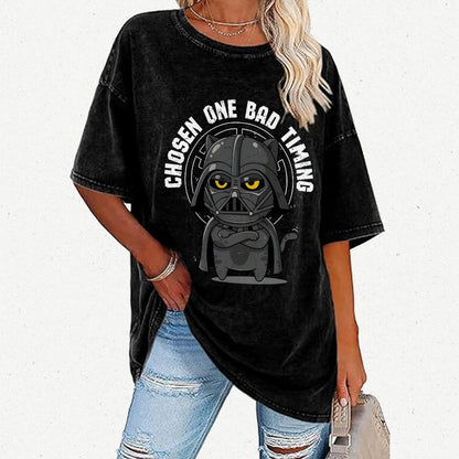 Chosen One Bad Timing Vintage Distressed T-shirt