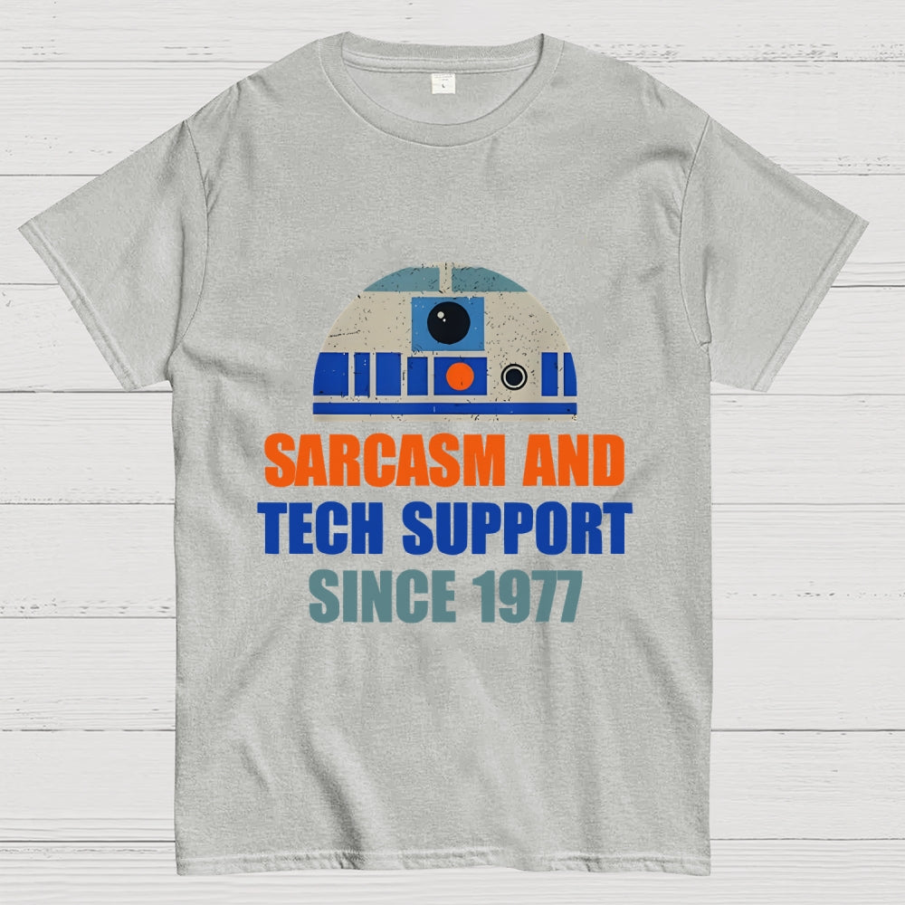 Providing Sarcasm and Tech Support Since 1977 Geek T-Shirt