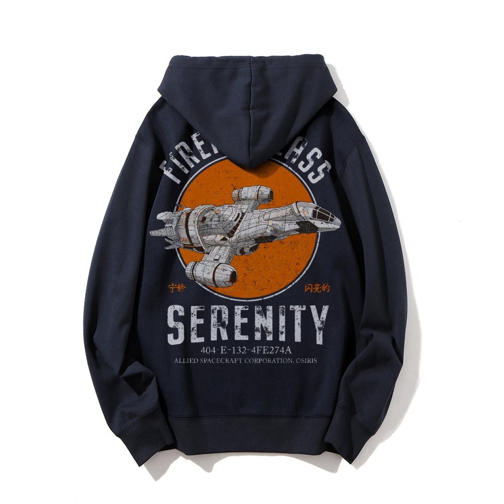 Retro Smugglers Nerdy Printed Back Cotton Hoodie
