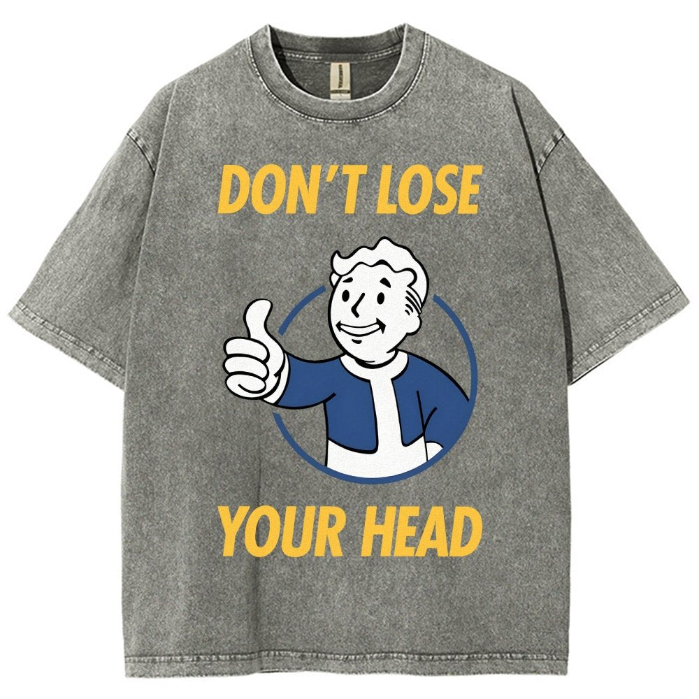 Don't Lose Your Head  Vintage Distressed T-shirt