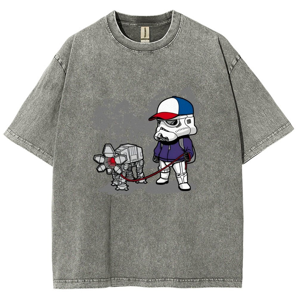 Stranger Duo Vintage Distressed T-shirt