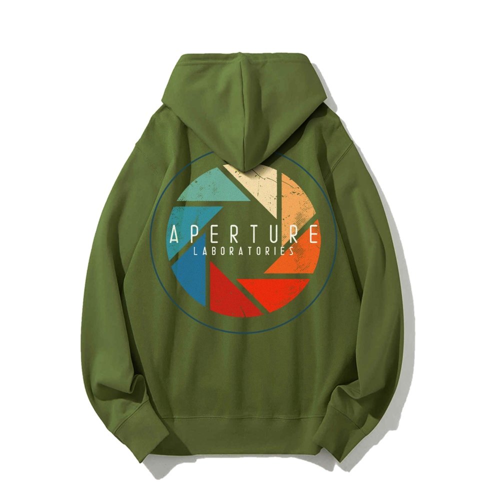 Aperture Printed Back Unisex Cotton Hoodie