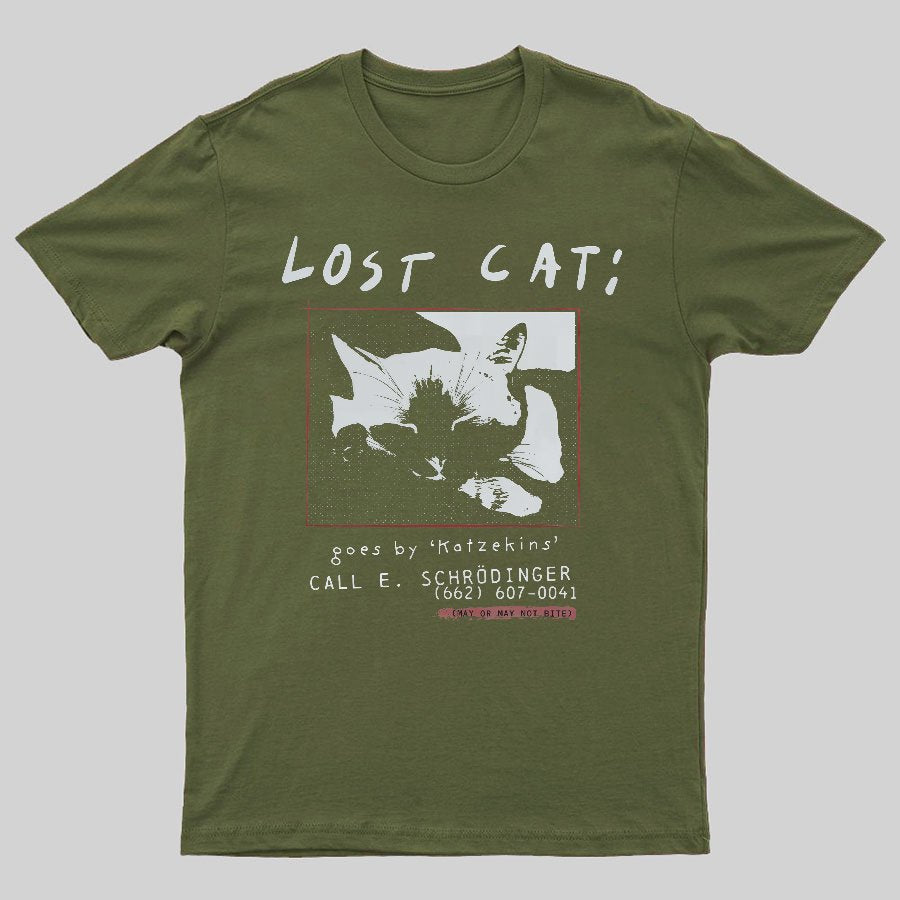 Schrödinger's Lost Cat Geeky T-Shirt