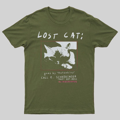 Schrödinger's Lost Cat Geeky T-Shirt