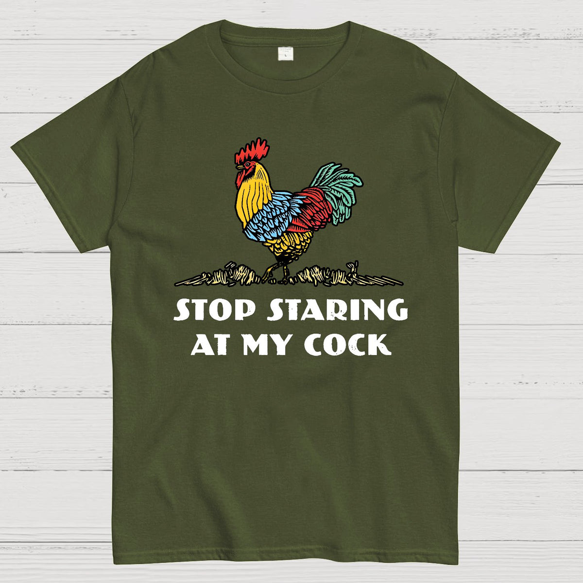 Stop Staring at My Cock Geek T-Shirt