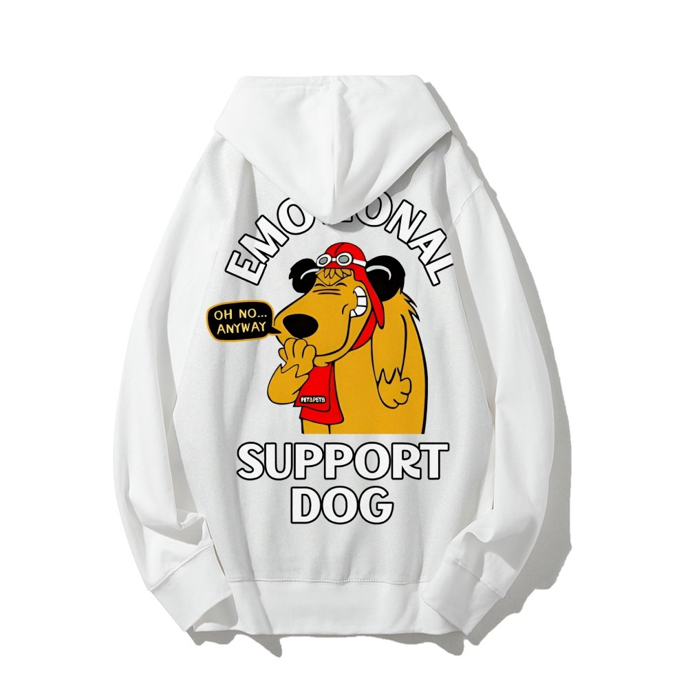 Support Or Not? Printed Back Unisex Cotton Hoodie