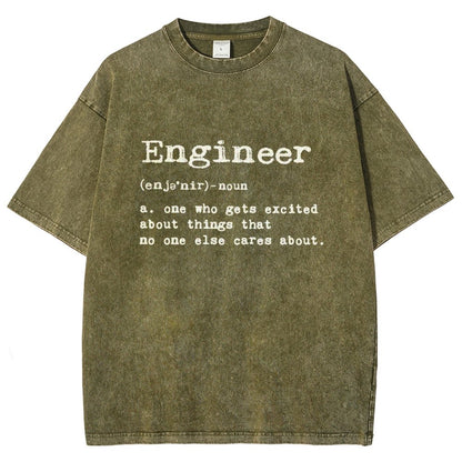 Engineer Definition  Vintage Distressed T-shirt