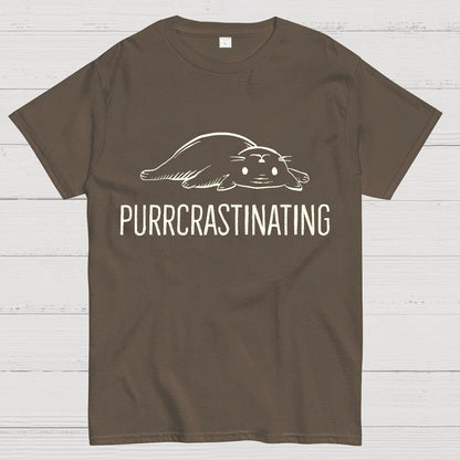 Purrcrastinating Geek T-Shirt