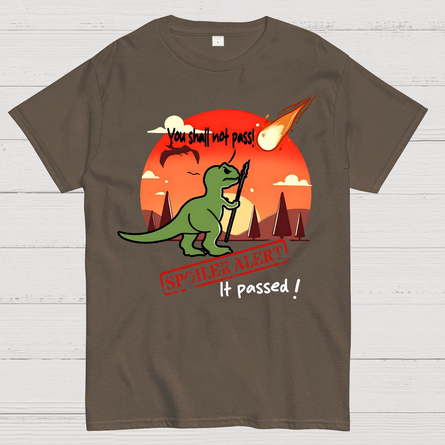 Spoiler alert You shall not proceed! Geek T-Shirt
