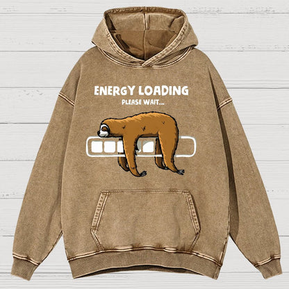 Energy Loading Vintage Distressed Hoodie