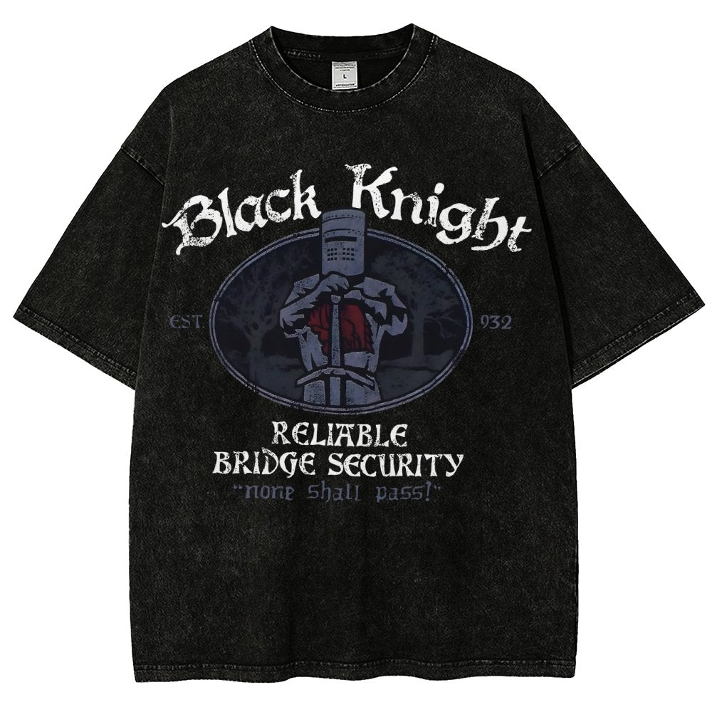 Black Knight Vintage Distressed T-shirt