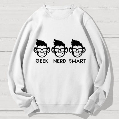 Geek Nerd Smart Geek Cotton Sweatshirt