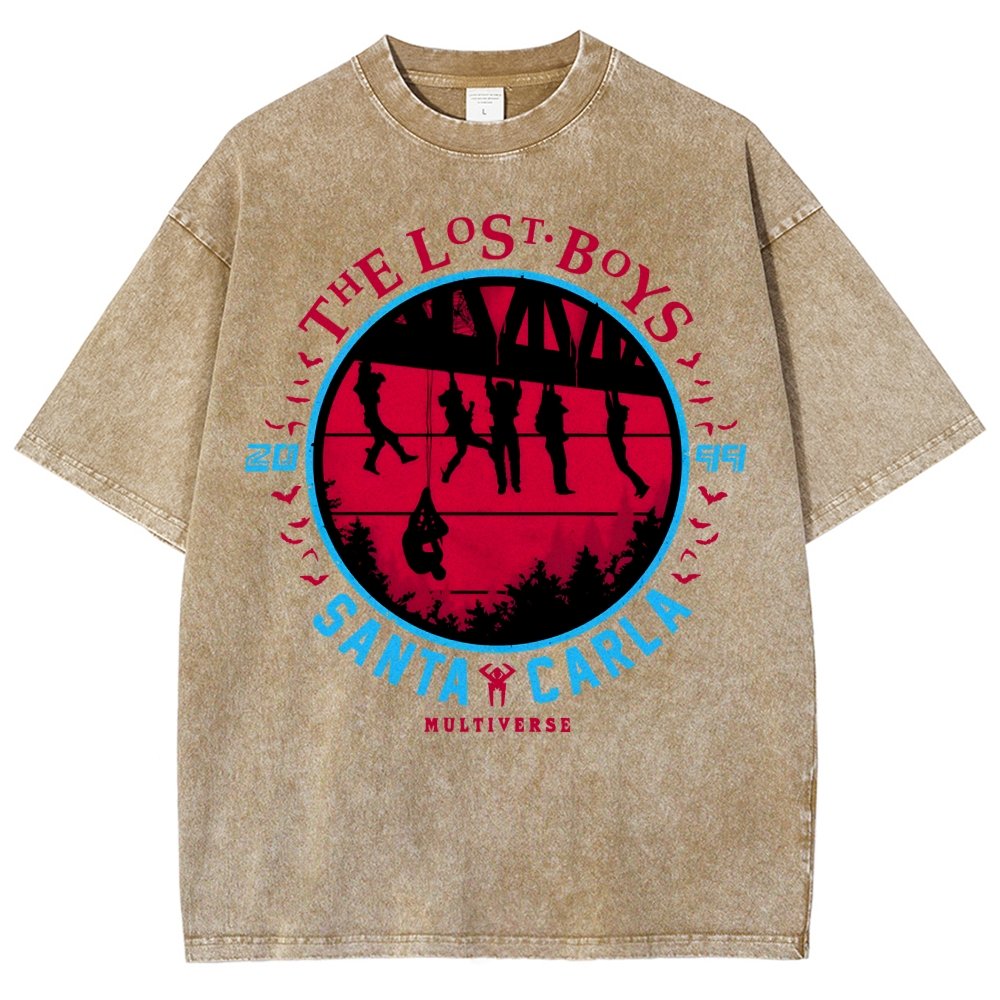 Futuristic Wanderers 2099 Vintage Distressed T-shirt