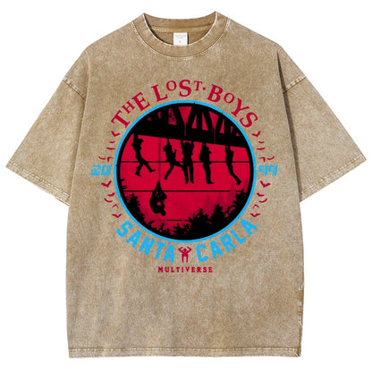 Futuristic Wanderers 2099 Vintage Distressed T-shirt