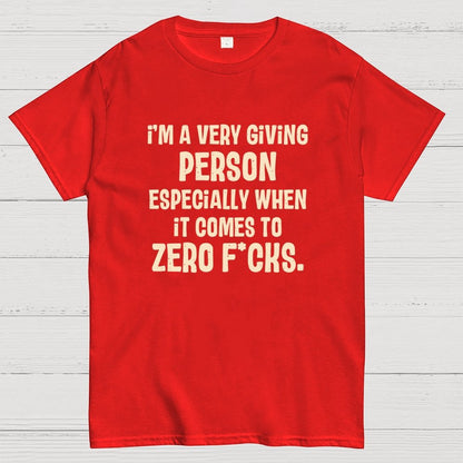 Zero Fcks Geek T-Shirt