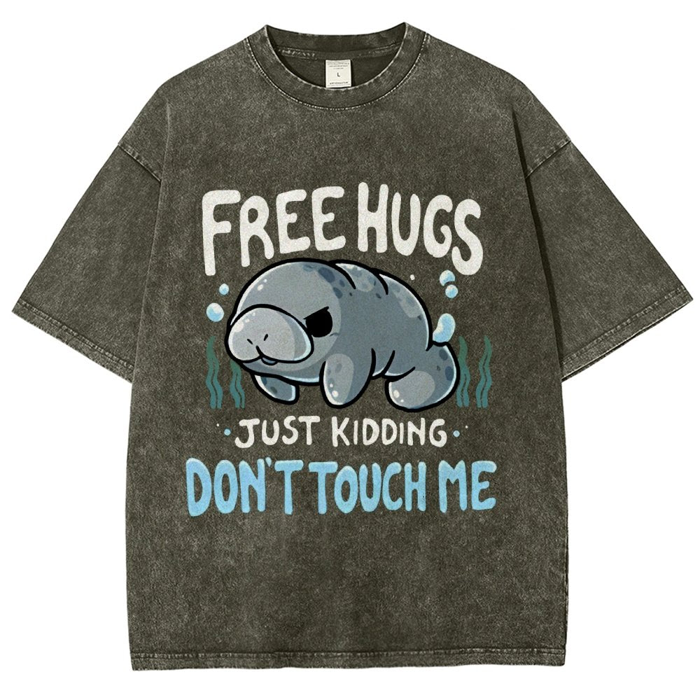 Free Hugs Vintage Distressed T-shirt