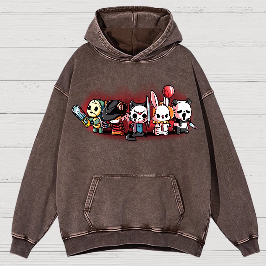 Terrorist Gangs Vintage Distressed Hoodie