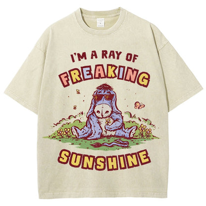 A Freaking Ray Of Sunshine Vintage Distressed T-shirt