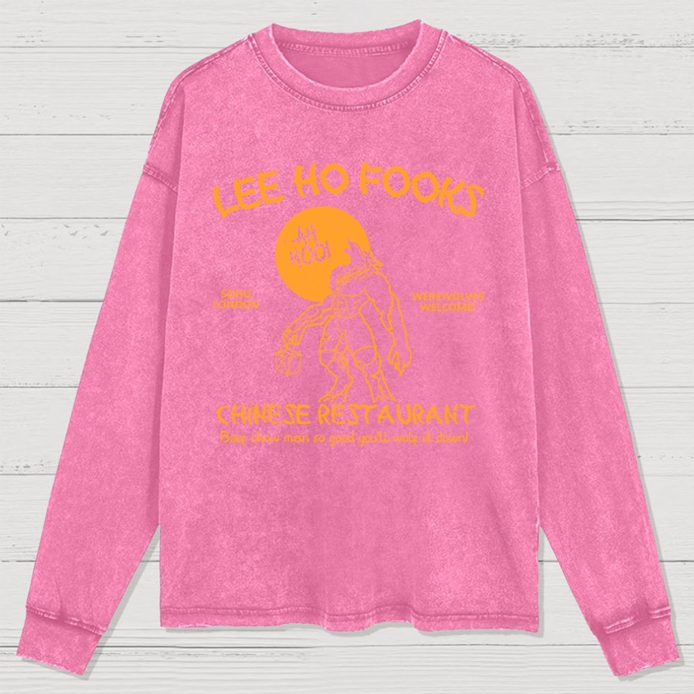 Lee Ho Fooks Chinese Restaurant Washed Long Sleeve Tee