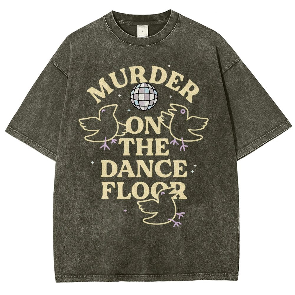 Murder On The Dance Floor Vintage Distressed T-shirt