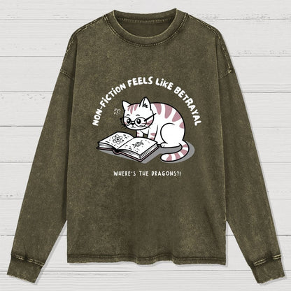 Where's the Dragons Washed Long Sleeve Tee