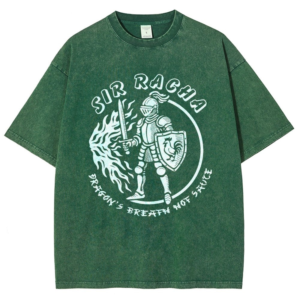 Sir Racha Dragon’s Breath Hot Sauce Vintage Distressed T-shirt
