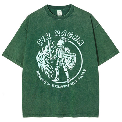 Sir Racha Dragon’s Breath Hot Sauce Vintage Distressed T-shirt