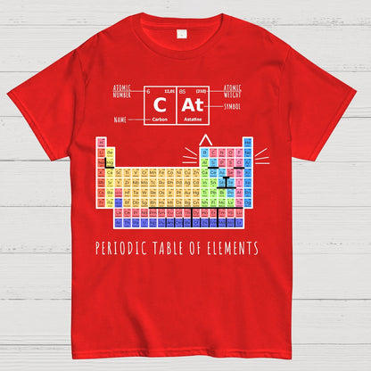 Periodic Table Of Cats Geek T-Shirt