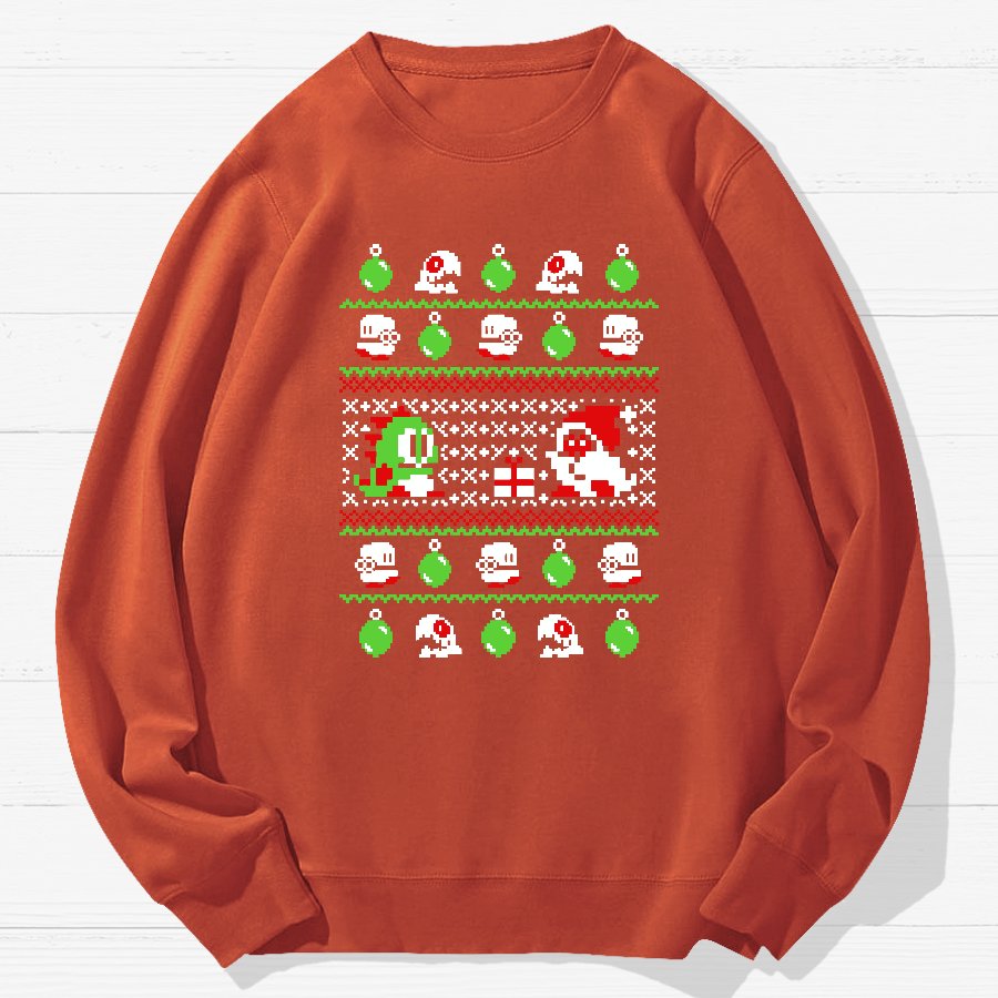 Bubble Bauble Geek Cotton Sweatshirt