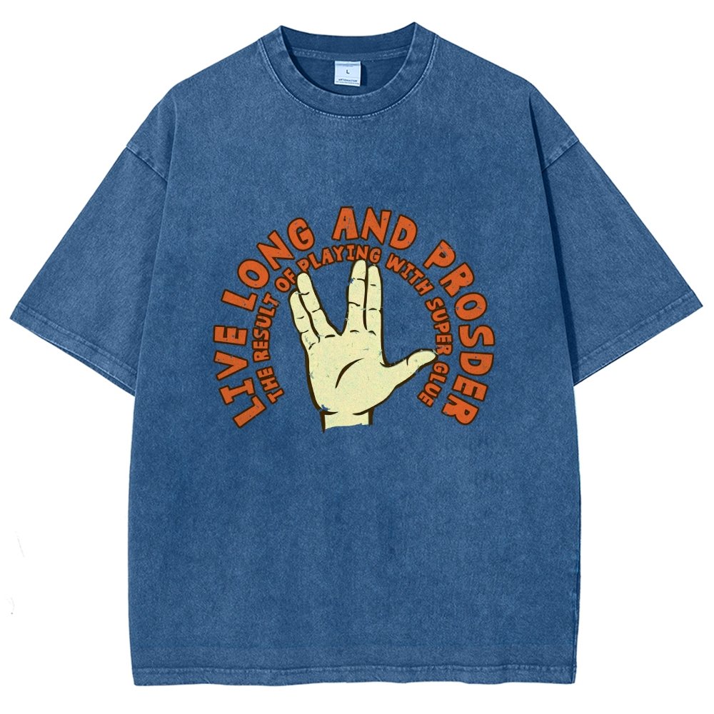 The Result Of Playing With Super Glue Vintage Distressed T-shirt